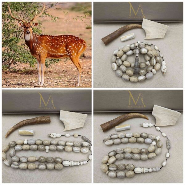 مسباح من قرن الغزال الفلودير الأوروبي خراطة مميزة