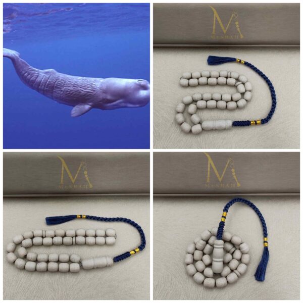 مسباح من عجينة كبد الحوت (تفوح منه رائحة العنبر)