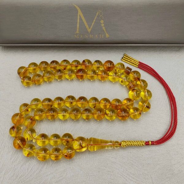 Natural Amber Mesbah Baltic Insect Super Full Of Insects