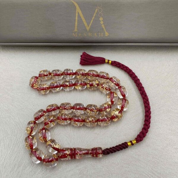 Bakalite Mesbah With Gold Leaves