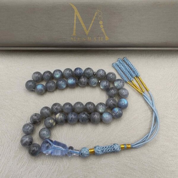 Peacock Stone Mesbah (Labradorite) With Shahed Cast