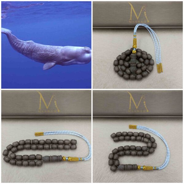 مسباح من عجينة كبد الحوت (تفوح منه رائحة العنبر)