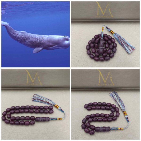 مسباح من عجينة كبد الحوت (تفوح منه رائحة العنبر)