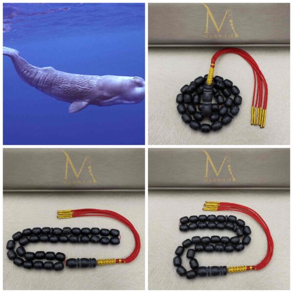 مسباح من عجينة كبد الحوت (تفوح منه رائحة العنبر)